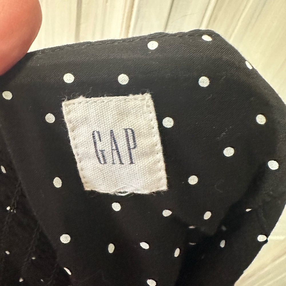 GAP Black Polka Dot Fabric